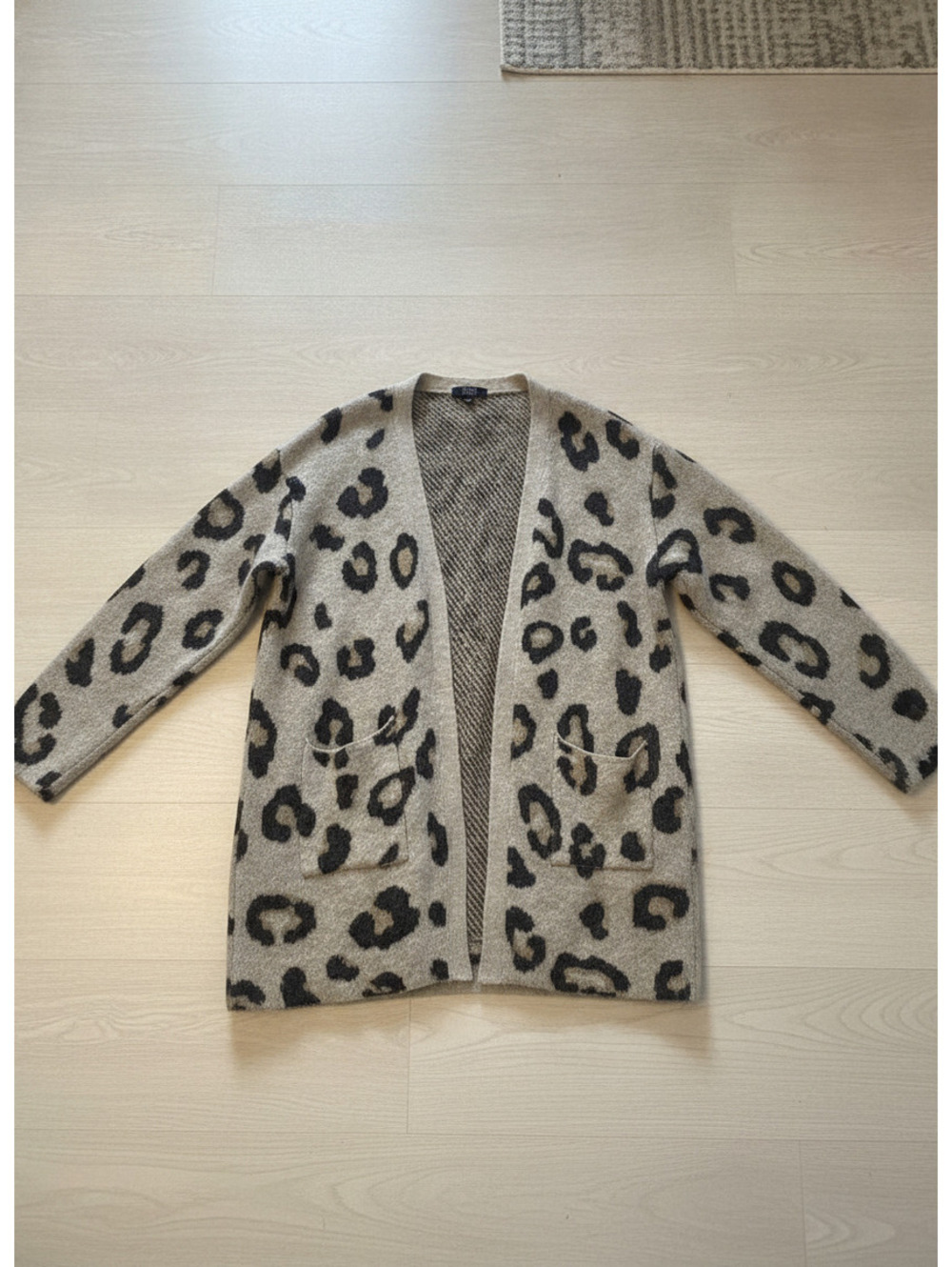 Modern Canvas XL Leopard Print Cardigan Sweater